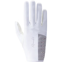 Produktbild von Roeckl Lillinoe Reithandschuhe Weiß Größe 6.5 aus Polyester