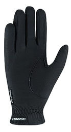 Roeckl Lisboa Reithandschuhe für Damen Sommer Handschuhe Schwarz Größe 6 aus Kunstleder – Bild 1 von 10