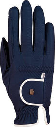 Roeckl Lona Light & Grip Reithandschuh für Damen Sommer Leder Navy/Vintage Pink Größe 7.5 – Bild 1 von 12