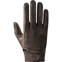 Produktbild von Roeckl Lusita Reithandschuhe aus Leder in Mocha Antique Braun Größe 7