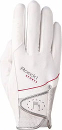 Roeckl Madrid Reithandschuhe Unisex Weiß Größe 6,5 – Bild 1 von 1