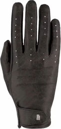 Roeckl Malaga Reithandschuhe Unisex aus Kunstleder Schwarz – Bild 1 von 1