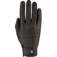 Produktbild von Roeckl Malaga Reithandschuhe Unisex aus Kunstleder Schwarz