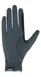 Roeckl Malta Winter Reithandschuhe mit Fleece für Damen und Herren in Grau/Silber Größe 9 – Bild 1 von 2