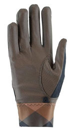 Roeckl Martingal Reithandschuh Sommer Braun Größe 7.5 – Bild 1 von 8