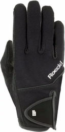 Roeckl Milano Reithandschuhe Unisex Schwarz Spandex Taille 7 – Bild 1 von 1