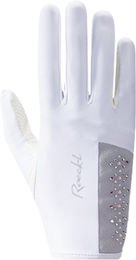 Roeckl Reithandschuh Lillinoe Weiß Größe 8.5 aus Polyester – Bild 1 von 2
