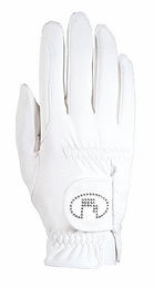 Roeckl Reithandschuh Lisboa Damen Sommerhandschuh Weiß Kunstleder Größe 7.5 – Bild 1 von 13