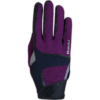 Produktbild von Roeckl Reithandschuh Lycra Beere Grösse 7