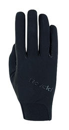 Roeckl Reithandschuh Maniva Sommer Handschuh Schwarz Größe 7 mit Silikon – Bild 1 von 8