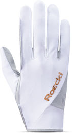 Produktbild von Roeckl Reithandschuh Mareno Unisex Weiß Größe 7.5