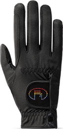 Roeckl Reithandschuh Marne Sommer Handschuh Schwarz Regenbogen Größe 8.5 – Bild 1 von 11