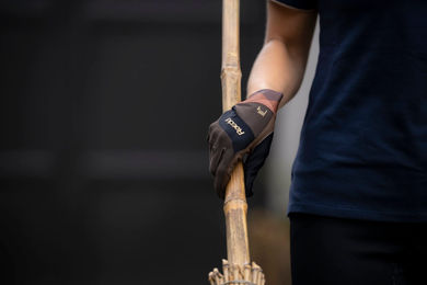 Roeckl Reithandschuh Martingal Sommer Braun Größe 9.5 – Bild 1 von 7