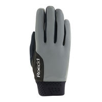 Produktbild von Roeckl Reithandschuh RK Wolfach Winter aus Polyester in Schwarz Silber Grau