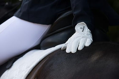 Roeckl Reithandschuh ROECK-Grip PRO Unisex Sommer Handschuh Marine Größe 8 aus Kunstleder – Bild 1 von 7