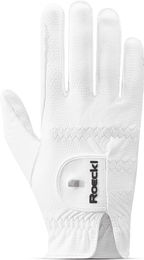 Roeckl Reithandschuh ROECK-Grip PRO Unisex Sommer Weiß Größe 9.5 aus Kunstleder – Bild 1 von 7