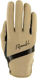 Roeckl Reithandschuhe Lorraine Unisex Beige Nylon Taille 8,5 – Bild 1 von 1