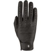 Produktbild von Roeckl Reithandschuhe Malaga Schwarz Kunstleder Größe 8.5 Unisex