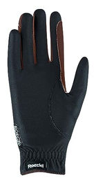 Roeckl Reithandschuhe Malta Sommer Handschuhe Schwarz Braun Größe 10 – Bild 1 von 10