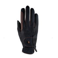 Produktbild von Roeckl Reithandschuhe Malta Sommer Handschuhe Schwarz Braun Grösse 7.5
