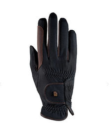 Roeckl Reithandschuhe Malta Sommer Handschuhe Schwarz Braun Größe 7 – Bild 1 von 13