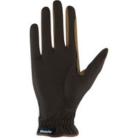 Produktbild von Roeckl Reithandschuhe Malta Sommer Handschuhe Schwarz Braun Grösse 8.5