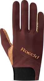 Roeckl Reithandschuhe Maniva Unisex Braun Größe 9.5 aus Polyester – Bild 1 von 3