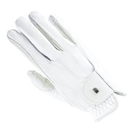 Roeckl Reithandschuhe Roeck-Grip Lite Sommer Handschuhe Weiß Größe L – Bild 1 von 2