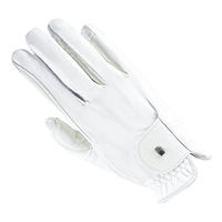 Produktbild von Roeckl Reithandschuhe Roeck-Grip Lite Sommer Handschuhe Weiß Größe L