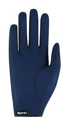Roeckl Reithandschuhe Roeck-Grip Lite Sommer Reituhandschuhe aus Kunstleder Blau Größe 6 – Bild 1 von 7