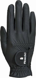 Roeckl Reithandschuhe Roeck-Grip Pro Unisex Sommer Schwarz Größe 9 aus Kunstleder – Bild 1 von 6