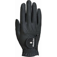 Produktbild von Roeckl Reithandschuhe Roeck-Grip Pro Unisex Sommer Schwarz Kunstleder Größe 9.5