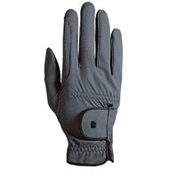 Produktbild von Roeckl Reithandschuhe ROECK-Grip Sommer Handschuhe Anthrazit Größe 8.5