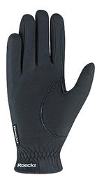 Roeckl Roeck-Grip PRO Reithandschuh Unisex Sommer Schwarz Größe 6.5 aus Kunstleder – Bild 1 von 7