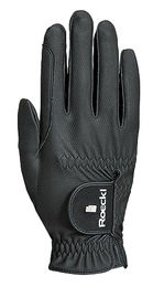 Roeckl Roeck-Grip PRO Reithandschuh Unisex Sommer Schwarz Größe 7.5 aus Kunstleder – Bild 1 von 7