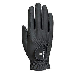 Roeckl Roeck-Grip Pro Reithandschuhe Unisex Sommer Schwarz Größe 10 aus Kunstleder – Bild 1 von 3