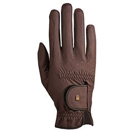 Roeckl ROECK-Grip Reithandschuhe Unisex aus Kunstleder Größe 9 Braun – Bild 1 von 2