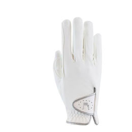 Produktbild von Roeckl Samorin Reithandschuhe Sommer Weiß Größe 6,5