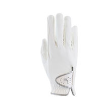 Produktbild von Roeckl Samorin Sommerreithandschuhe Unisex Weiß Größe 8.5 aus Nylon