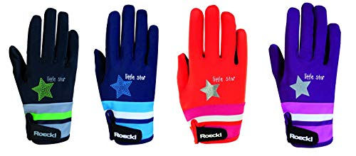Produktbild von Roeckl Sports Junior Kelli Reithandschuhe für Kinder Schwarz Größe 4