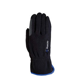 Produktbild von Roeckl Sports Reithandschuh Kairi Winterhandschuh für Kinder Schwarz/Blau Größe 5
