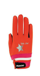 Roeckl Sports Reithandschuh Kelli Kids Sommer Handschuh Fiesta Rot Größe 5 – Bild 1 von 5