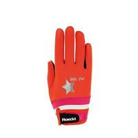 Produktbild von Roeckl Sports Reithandschuh Kelli Kids Sommer Handschuh Fiesta Rot Größe 5