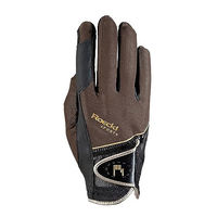 Produktbild von Roeckl Sports Reithandschuh Madrid Micro Mesh Braun Größe 8.5