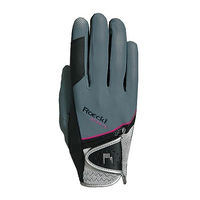 Produktbild von Roeckl Sports Reithandschuh Madrid Micro Mesh Grau Größe 10