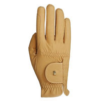 Produktbild von Roeckl Sports Reithandschuh ROECK-Grip Sommer Handschuh aus Leder Sämisch Beige Größe 6