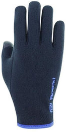 Roeckl Sports Reithandschuhe Noville Junior Winterhandschuhe für Kinder Schwarz Blau Größe 5 – Bild 1 von 4