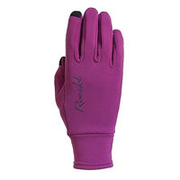 Produktbild von Roeckl Sports Reithandschuhe Weldon Winter Handschuhe für Damen mit Fleece Polartec Lila Größe 7
