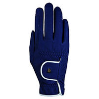 Produktbild von Roeckl Sports Winter Handschuh Malta Unisex Reithandschuh mit Fleece Blau Weiß Größe 10