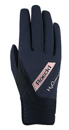 Roeckl Waregem Winter-Reithandschuh wasserdicht Neopren Schwarz Kupfer Größe 6.5 – Bild 1 von 5
